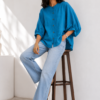 Azure Relaxed Linen Shirt