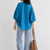 Azure Relaxed Linen Shirt