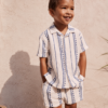 Blue Motif Linen Set