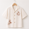 Botanical Embroidered Kids’ Shirt