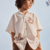 Botanical Embroidered Kids’ Shirt