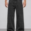 Charcoal Panel Cargo Pants