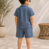Denim Blue Embroidered Co-Ord (2) Denim Blue Embroidered Set
