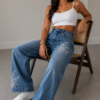Floral Stitch Denim Floral Stitch Denim