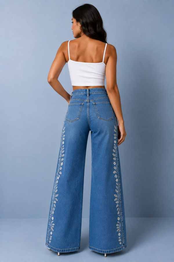 Floral Trail Denim back Floral Trail Denim