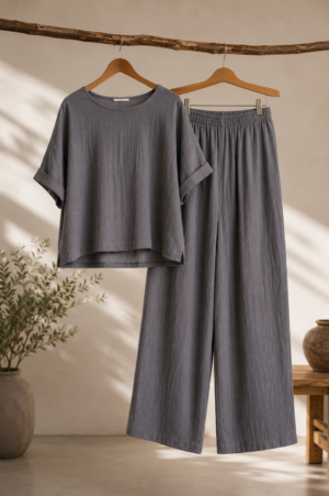 Grey cord set