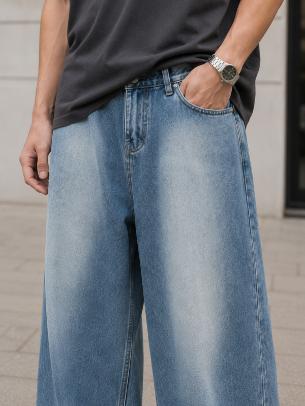 Ice Blue Relaxed Jeans (1) Ice Blue Relaxed Jeans