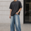 Ice Blue Relaxed Jeans (2) Ice Blue Relaxed Jeans