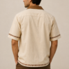 Ivory Sunburst Embroidered Shirt (2) Ivory Sunburst Embroidered Shirt