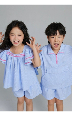 KB-013 Kids Blue Co-Ord Set