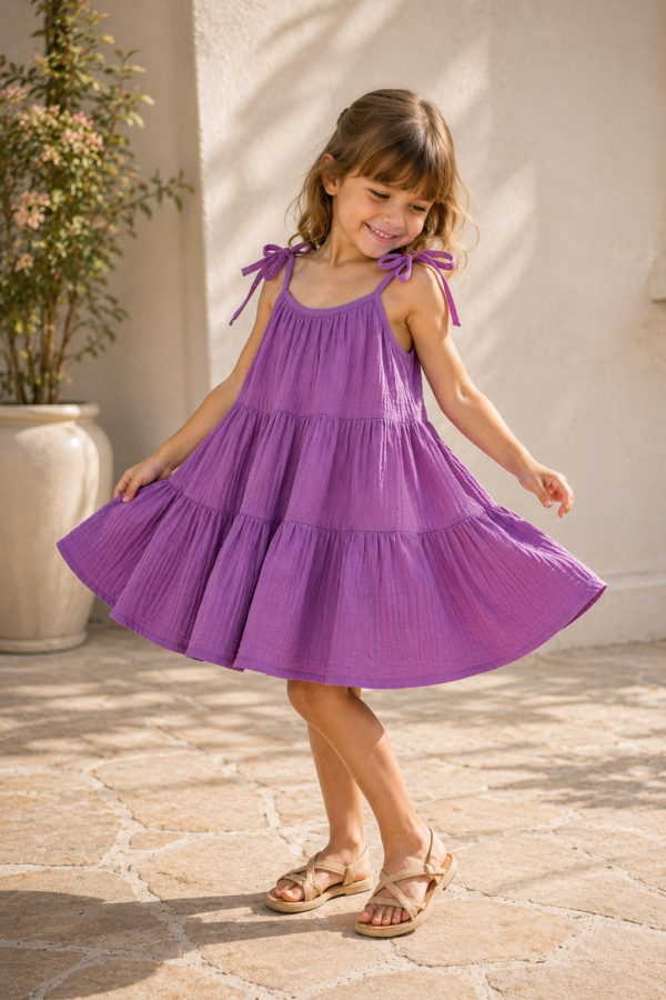 Lilac Breeze Tiered Dress
