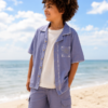 Lilac Palm Stitch Shirt (1) Lilac Palm Stitch Shirt