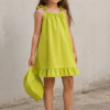 Lime Green Ruffle Sundress Set (3) Lime Green Ruffle Sundress Set