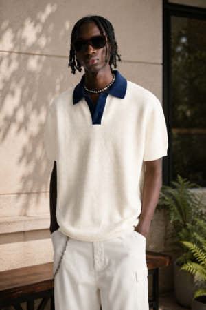 Navy Collar Resort Polo (2) Navy Collar Resort Polo