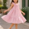 Pink Blossom Eyelet Dress