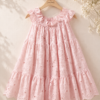 Pink Blossom Eyelet Dress