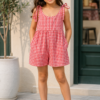 Red Gingham Romper