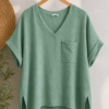 Sage Breeze Textured Top