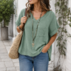 Sage Breeze Textured Top