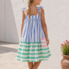 Seaside Stripe Ruffle Dress (2) Seaside Stripe Ruffle Dress