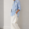 Sky Story Embroidered ShirtFront