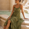 Smoke green Dress