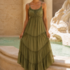 Smoke green Dress