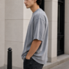 Washed Grey Graphic T-Shirt