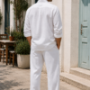 White Coastal Linen Shirt (1) White Coastal Linen Shirt