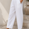 White Linen Women Pant White Linen Women Pant