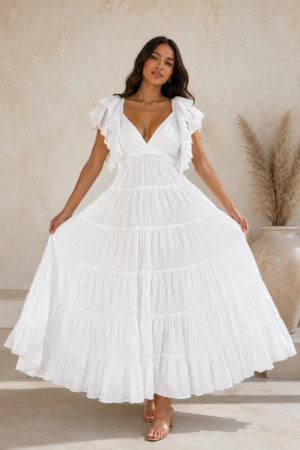 White Long Dress